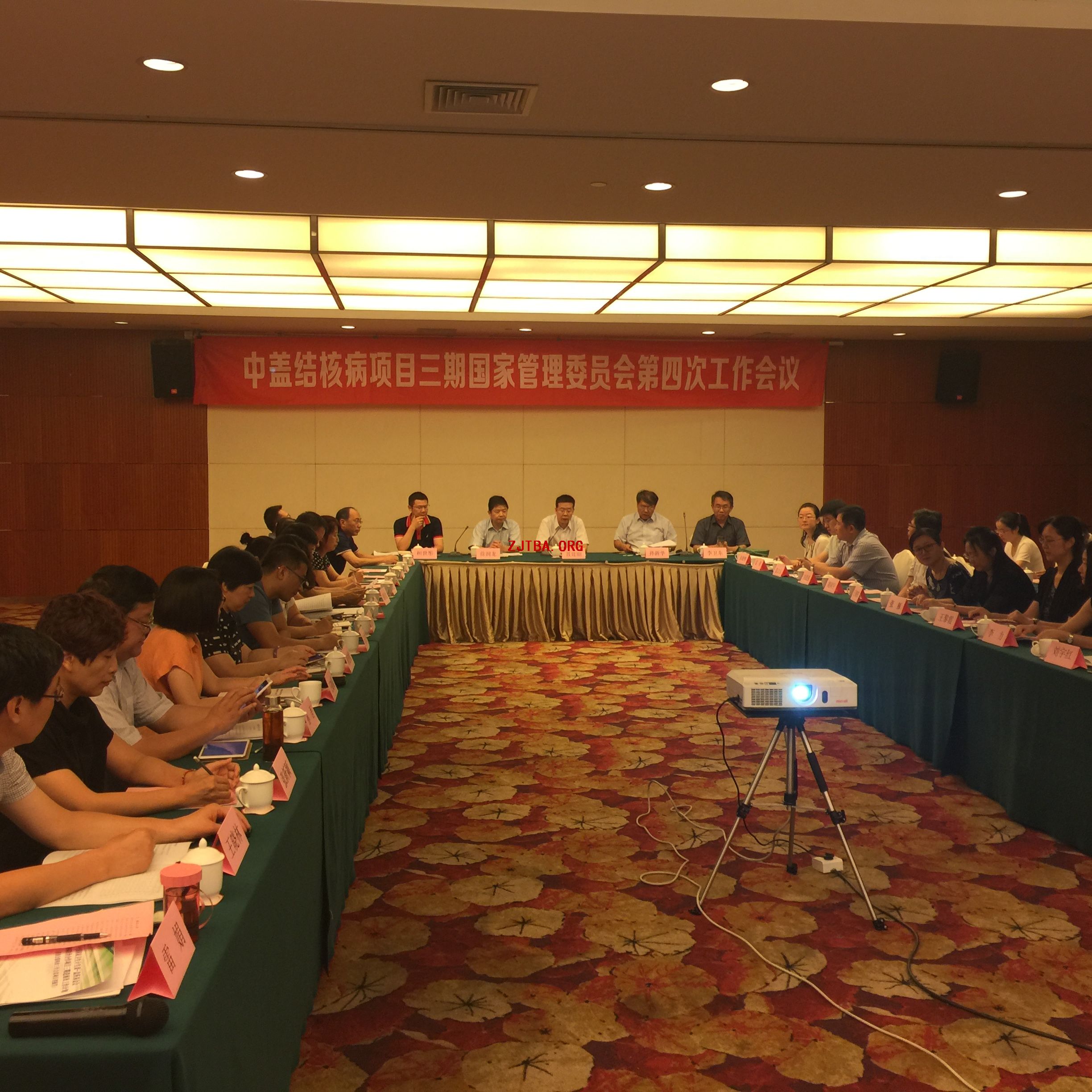中盖结核病项目三期国家管理委员会第四次工作会议在浙江省顺利落下帷幕